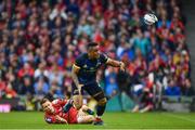 27 May 2017; Francis Saili of Munster is tackled by Liam Williams of Scarlets during the Guinness PRO12 Final between Munster and Scarlets at the Aviva Stadium in Dublin. Photo by Ramsey Cardy/Sportsfile