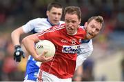 27 May 2017; Colm O'Neill of Cork in action against Thomas O'Gorman of Waterford during the Munster GAA Football Senior Championship Quarter-Final match between Waterford and Cork at Fraher Field in Dungarvan, Co Waterford. Photo by Matt Browne/Sportsfile