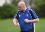 27 May 2017; Tom McGlinchey manager of Waterford celebrates as his team score a goal during the Munster GAA Football Senior Championship Quarter-Final match between Waterford and Cork at Fraher Field in Dungarvan, Co Waterford. Photo by Matt Browne/Sportsfile