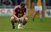 27 May 2017; Killian Doyle of Westmeath dejected after the Leinster GAA Hurling Senior Championship Quarter-Final match between Westmeath and Offaly at TEG Cusack Park in Mullingar, Co Westmeath. Photo by Piaras Ó Mídheach/Sportsfile