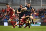 27 May 2017; Tommy O'Donnell of Munster is tackled by Gareth Davies of Scarlets  during the Guinness PRO12 Final between Munster and Scarlets at the Aviva Stadium in Dublin. Photo by Diarmuid Greene/Sportsfile