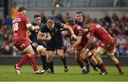 27 May 2017; John Ryan of Munster in action against Werner Kruger, Liam Williams, and James Davies of Scarlets during the Guinness PRO12 Final between Munster and Scarlets at the Aviva Stadium in Dublin. Photo by Diarmuid Greene/Sportsfile