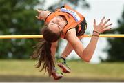 28 May 2017; Laura Bernard of Nenagh Olympic A.C. competing in the women's high jump during the Irish Life Health AAI Games & National Combined Event Championships Day 2 at Morton Stadium, in Santry, Co. Dublin. Photo by Eóin Noonan/Sportsfile