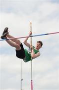 28 May 2017; Brian Lynch of Old Abbey A.C. competing in the youth men's combined event during the Irish Life Health AAI Games & National Combined Event Championships Day 2 at Morton Stadium, in Santry, Co. Dublin. Photo by Eóin Noonan/Sportsfile
