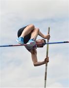 28 May 2017; Kevin Byrne of Dundrum South Dublin A.C. competing in the men's pole vault during the Irish Life Health AAI Games & National Combined Event Championships Day 2 at Morton Stadium, in Santry, Co. Dublin. Photo by Eóin Noonan/Sportsfile