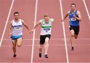 28 May 2017; Sean O'Driscoll of Raheny Shamrock A.C. on his way to winning the men's 400m race during the Irish Life Health AAI Games & National Combined Event Championships Day 2 at Morton Stadium, in Santry, Co. Dublin. Photo by Eóin Noonan/Sportsfile