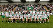 28 May 2017; The London panel prior to the Connacht GAA Football Senior Championship Quarter-Final match between London and Leitrim at McGovern Park, in Ruislip, London, England.   Photo by Seb Daly/Sportsfile