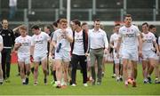 28 May 2017; Tyrone players leave the field after a comfortable victory in the Ulster GAA Football Senior Championship Quarter-Final match between Derry and Tyrone at Celtic Park, in Derry. Photo by Oliver McVeigh/Sportsfile