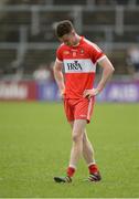 28 May 2017; A disappointed Niall Loughlin of Derry after the Ulster GAA Football Senior Championship Quarter-Final match between Derry and Tyrone at Celtic Park, in Derry.  Photo by Oliver McVeigh/Sportsfile