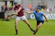 28 May 2017; Conor Cooney of Galway in action against Eoghan O'Donnell of Dublin during the Leinster GAA Hurling Senior Championship Quarter-Final match between Galway and Dublin at O'Connor Park, in Tullamore, Co. Offaly.  Photo by Piaras Ó Mídheach/Sportsfile