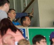 28 May 2017; Wexford manager Davy Fitzgerald, right, looks on during the Leinster GAA Hurling Senior Championship Quarter-Final match between Laois and Wexford at O'Moore Park, in Portlaoise, Co. Laois. Photo by Ray McManus/Sportsfile
