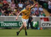28 May 2017; Ronan Kennedy of Leitrim celebrates after scoring his side's second goal of the game during the Connacht GAA Football Senior Championship Quarter-Final match between London and Leitrim at McGovern Park, in Ruislip, London, England.   Photo by Seb Daly/Sportsfile