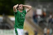 28 May 2017; Padraig Scanlon of Limerick reacts after the Munster GAA Football Senior Championship Quarter-Final between Clare and Limerick at Cusack Park in Ennis, Co. Clare. Photo by Diarmuid Greene/Sportsfile