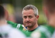 28 May 2017; London manager Ciaran Deely talks to his players following the Connacht GAA Football Senior Championship Quarter-Final match between London and Leitrim at McGovern Park, in Ruislip, London, England. Photo by Seb Daly/Sportsfile