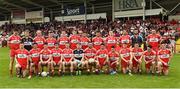 28 May 2017; The Derry squad before the Ulster GAA Football Senior Championship Quarter-Final match between Derry and Tyrone at Celtic Park, in Derry.  Photo by Oliver McVeigh/Sportsfile