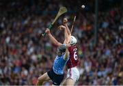 28 May 2017; Donal Burke of Dublin in action against Gearóid McInerney of Galway during the Leinster GAA Hurling Senior Championship Quarter-Final match between Galway and Dublin at O'Connor Park, in Tullamore, Co. Offaly. Photo by Daire Brennan/Sportsfile