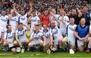 28 May 2017; The St Patrick's squad after the Leinster Adult Club Hurling League Division 4 Final match between Ballyboden St Enda's and St Patrick's at O'Connor Park in Tullamore, Co Offaly. Photo by Piaras Ó Mídheach/Sportsfile