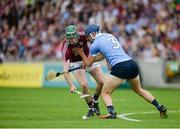 28 May 2017; Cathal Mannion of Galway in action against Eoghan O'Donnell of Dublin during the Leinster GAA Hurling Senior Championship Quarter-Final match between Galway and Dublin at O'Connor Park, in Tullamore, Co. Offaly. Photo by Daire Brennan/Sportsfile
