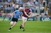 28 May 2017; Cathal Mannion of Galway in action against Shane Bennett of Dublin during the Leinster GAA Hurling Senior Championship Quarter-Final match between Galway and Dublin at O'Connor Park, in Tullamore, Co. Offaly. Photo by Daire Brennan/Sportsfile