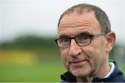 29 May 2017; Republic of Ireland manager Martin O'Neill speaks to the media at squad training at the FAI National Training Centre in Abbotstown, Co Dublin. Photo by Piaras Ó Mídheach/Sportsfile