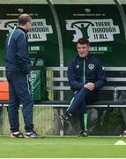 29 May 2017; Republic of Ireland manager Martin O'Neill with assistant manager Roy Keane, right, during squad training at the FAI National Training Centre in Abbotstown, Co Dublin. Photo by Piaras Ó Mídheach/Sportsfile