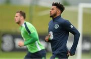 29 May 2017; Cyrus Christie of Republic of Ireland during squad training at the FAI National Training Centre in Abbotstown, Co Dublin. Photo by Piaras Ó Mídheach/Sportsfile