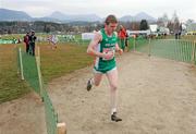 11 December 2011; Liam Brady, Ireland, in action during the Junior Men's event at the 18th SPAR European Cross Country Championships 2011. Velenje, Slovenia. Picture credit: Stephen McCarthy / SPORTSFILE