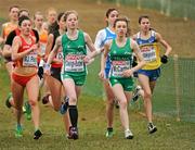 11 December 2011; Siofra Cleirigh-Buttner and Clare McCarthy, Ireland,, in action during the Junior Women's event at the 18th SPAR European Cross Country Championships 2011. Velenje, Slovenia. Picture credit: Stephen McCarthy / SPORTSFILE