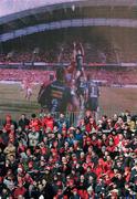 18 December 2011; Supporters watch on during the game. Heineken Cup, Pool 1, Round 4, Munster v Scarlets, Thomond Park, Limerick. Picture credit: Stephen McCarthy / SPORTSFILE