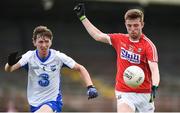 27 May 2017; Ray Harkin of Cork in action against Conor Phelan of Waterford during the Munster GAA Football Junior Championship Quarter-Final match between Waterford and Cork at Fraher Field in Dungarvan, Co Waterford. Photo by Matt Browne/Sportsfile