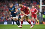27 May 2017; Gareth Davies of Scarlets during the Guinness PRO12 Final between Munster and Scarlets at the Aviva Stadium in Dublin. Photo by Ramsey Cardy/Sportsfile