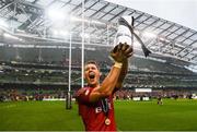 27 May 2017; Liam Williams of Scarlets celebrates following the Guinness PRO12 Final between Munster and Scarlets at the Aviva Stadium in Dublin. Photo by Ramsey Cardy/Sportsfile