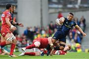 27 May 2017; Francis Saili of Munster is tackled by Steffan Evans of Scarlets during the Guinness PRO12 Final between Munster and Scarlets at the Aviva Stadium in Dublin. Photo by Ramsey Cardy/Sportsfile