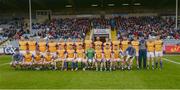21 May 2017; The Longford panel ahead of the Leinster GAA Football Senior Championship Round 1 match between Laois and Longford at O'Moore Park in Portlaoise, Co Laois. Photo by Daire Brennan/Sportsfile