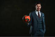 30 May 2017; Sean St Ledger at the launch of Benetti as the official tailor to the Football Association of Ireland at the Aviva Stadium. Benetti will exclusively design and supply casual and formal wear to the senior Republic of Ireland men’s team until 2020 as part of a three year deal. For more information on Benetti log on to www.benetti.ie. Aviva Stadium, Lansdowne Road, Dublin. Photo by Seb Daly/Sportsfile