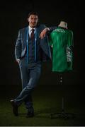 30 May 2017; Sean St Ledger at the launch of Benetti as the official tailor to the Football Association of Ireland at the Aviva Stadium. Benetti will exclusively design and supply casual and formal wear to the senior Republic of Ireland men’s team until 2020 as part of a three year deal. For more information on Benetti log on to www.benetti.ie. Aviva Stadium, Lansdowne Road, Dublin. Photo by Seb Daly/Sportsfile