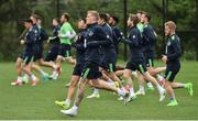 30 May 2017; James McClean of Republic of Ireland during squad training at NY Red Bulls Training Facility in Whippany, New Jersey, USA. Photo by David Maher/Sportsfile
