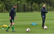 30 May 2017; Republic of Ireland assistant manager Roy Keane and manager Martin O'Neill during squad training at NY Red Bulls Training Facility in Whippany, New Jersey, USA. Photo by David Maher/Sportsfile
