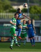 30 May 2017; Ronan Finn of Shamrock Rovers in action against Mark Salmon of Bray Wanderers during the SSE Airtricity League Premier Division match between Shamrock Rovers and Bray Wanderers at Tallaght Stadium in Tallaght, Dublin. Photo by Eóin Noonan/Sportsfile