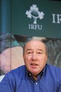 21 December 2011; Director of Rugby Eddie Wigglesworth speaking during an IRFU payer succession strategy press conference. Aviva Stadium, Lansdowne Road, Dublin. Picture credit: Matt Browne / SPORTSFILE