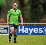 22 December 2011; Munster's John Hayes during squad training ahead of their Celtic League game against Connacht on Monday. Munster Rugby Squad Training, Kilballyowen Park, Bruff, Co. Limerick. Picture credit: Diarmuid Greene / SPORTSFILE