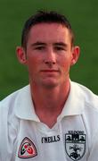 15 September 1998; Adrian McAndrew poses for a portrait during a Kildare squad training session at St Conleth's Park in Newbridge, Kildare. Photo by Brendan Moran/Sportsfile