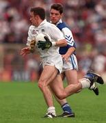 19 July 1998; Brian Lacey of Kildare gets away from David Sweeney of Laois during the Bank of Ireland Leinster Senior Football Championship Semi-Final match between Kildare and Laois at Croke Park, Dublin. Photo by Brendan Moran/Sportsfile