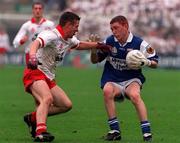 27 September 1998; Brian McCormack Laois in action against Michael McGee of Tyrone during the All-Ireland Minor Football Championship Final between Laois and Tyrone at Croke Park in Dublin. Photo by Matt Browne/Sportsfile