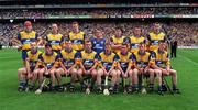 27 August 1998; The Clare team before the Guinness All-Ireland Hurling All-Ireland Senior Championship Semi-Final Replay match between Clare and Offaly at Croke Park in Dublin. Photo by Ray McManus/Sportsfile