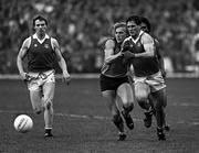 1 November 1987; Richard Osbourne of Australia, in a race for possession with Dermot McNichol of Ireland during the International Rules Series Third Test match between Ireland and Australia at Croke Park in Dublin. Photo by Ray McManus/Sportsfile