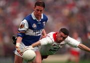 27 September 1998; Kieran Kelly of Laois in action against Darren O'Hanlon of Tyrone during the All-Ireland Minor Football Championship Final between Laois and Tyrone at Croke Park in Dublin. Photo by Ray McManus/Sportsfile