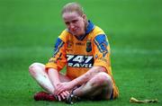 4 October 1998; Roscommon player Diane Dolan of Roscommon dejected after the Bank of Ireland All-Ireland Ladies Football Junior Championship Final match between Louth and Roscommon at Croke Park in Dublin. Photo by Ray McManus/Sportsfile