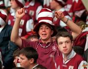 27 September 1998; A Galway supporter at the Bank of Ireland All-Ireland Senior Football Championship Final match between Kildare and Galway at Croke Park in Dublin. Photo by Matt Browne/Sportsfile