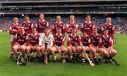 16 August 1998; The Galway team before the All-Ireland Minor Hurling Championship Semi-Final match between Kilkenny and Galway at Croke Park in Dublin. Photo by Ray McManus/Sportsfile